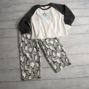 Carter's Fleece Pajama Set Boy's Size 2T Penguin Winter